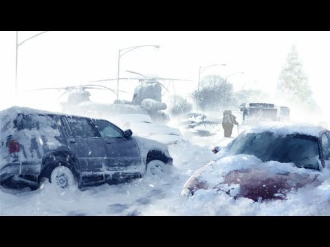 New York Paralyzed by Snowstorm!Record amounts of snow have fallen in Hamburg and Buffalo!