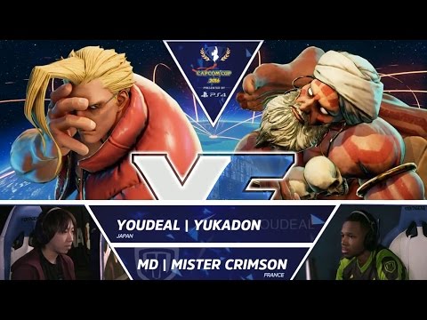 SFV: YOUDEAL Yukadon vs MD Mister Crimson - Capcom Cup 2016 Day 1 Top 16 - CPT2016