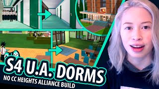 Heights Alliance Sims 4 Build (NO CC) [U.A. Dorms]