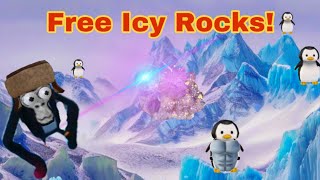 You can Get Free Icy Rocks! (Penguin Paradise)