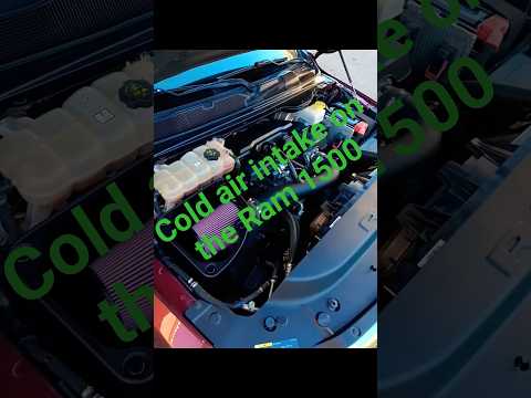 Ram 1500 Cold Air Intake K&N Kit for 3.6l V6 #liftedtrucks #coldairintake #dodge #ramtrucks #musica