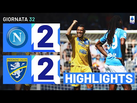 Video highlights della Napoli vs Frosinone (2 a 2) - Giornata 32 - Fantacalcio e fantamedie
