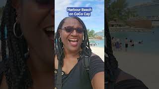 Perfect Day at CocoCay's Harbour Beach #povertytoparadise #cruiseships #royalcaribbean