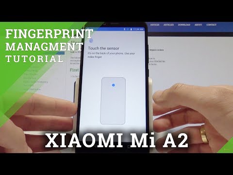 How to Add Fingerprint on XIAOMI Mi A2 - Set Up Pattern Lock Tutorial
