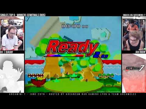 Arcamini 7 - WINNERS SEMIS - 0x | DjaGoF (C.Falcon) VS Jah Ridin' (Luigi)
