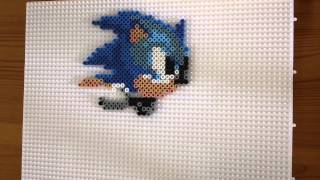 Sonic the Hedgehog Perler Bead Tutorial