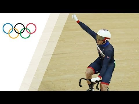 Team GB's Kenny takes gold in Men's Sprint Track Cycling[Gary Speed]