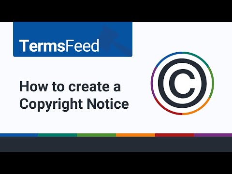 How to Create a Copyright Notice