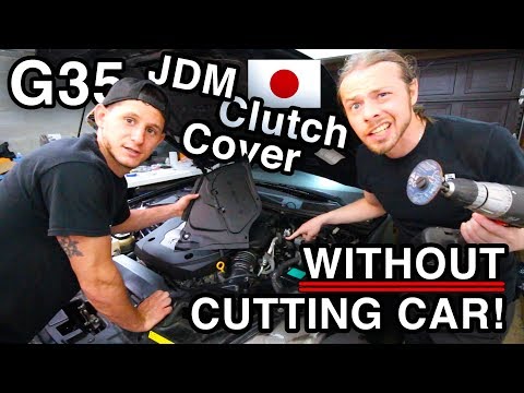 G35 JDM Brake/Clutch Master Cylinder Cover Kit Install **WITHOUT CUTTING CAR** [Sponsored??]