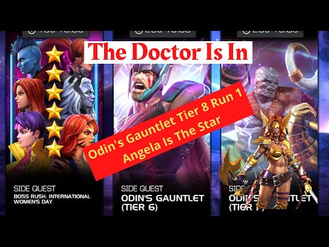 Odin's Gauntlet Tier 8 Run 1 This is Different Than Tier 7 Marvel Contest of Champions