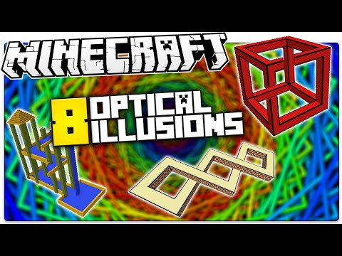 Minecraft | 8 IMPOSSIBLE Illusions That MESS With Your Head! (Minecraft Illusions / Custom Map)
