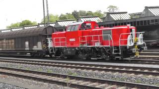 Ein schöner Messzug mit 5 Dieselloks von TÜV Süd machte in Gütersloh Mittagspause