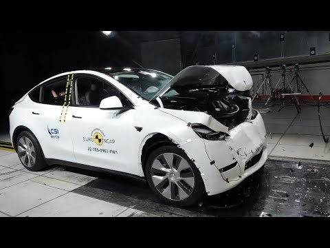 テスラ モデルY クラッシュテスト動画
