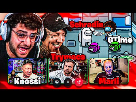 3 IMPOSTOR PRO RUNDE WAREN ZU VIEL MIT DIESER TRUPPE🤬 AMONG US MIT MONTE, TRYMACS, SCHRADIN & CO.🔥