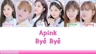 Apink (에이핑크): Bye Bye Lyrics