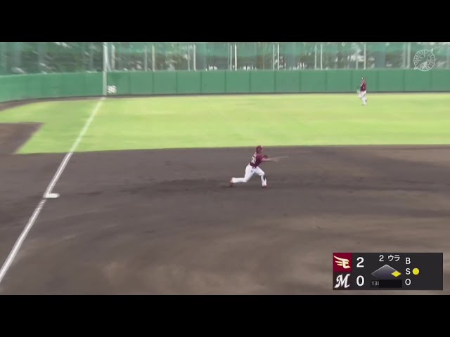 【ファーム】イーグルス・平良竜哉 痛烈な打球を捌きダブルプレーを奪う!! 2025年9月11日 千葉ロッテマリーンズ 対 東北楽天ゴールデンイーグルス