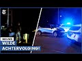 Achtervolging gefilmd: politie lost schoten