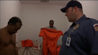 Strip searched - spread your butt