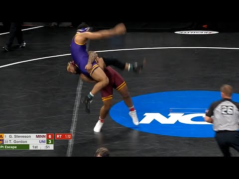 Gable Steveson Enters God Mode @ 2022 NCAA's