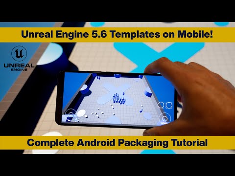 Unreal Engine 5.6  New Templates on Mobile Phone - Complete Tutorial