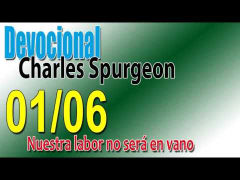 Devocional Charles Spurgeon 01/06 - Nuestra labor no será en vano