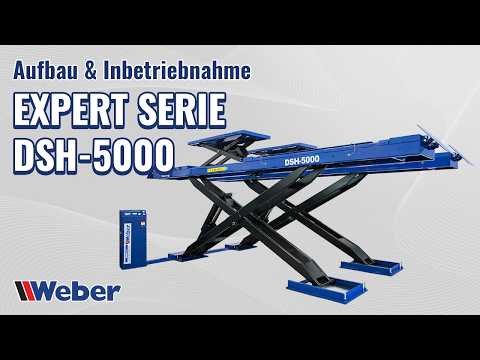 Weber Scherenhebebühne DSH-5000 - Aufbau und Inbetriebnahme