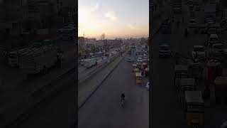 See the view of the vehicles from the bridge #cars #vehiles #beautifulview #viralshorts