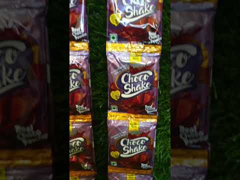 Chocolate rectangular sweetking choco shake powder, packagin...