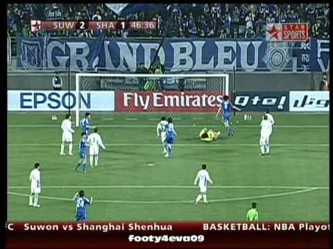 Suwon Bluewings Vs Shanghai Shenhua[2:1][22/04/09][AFC Champions League 2009]
