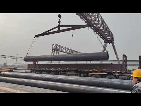 Large diameter steel pipe