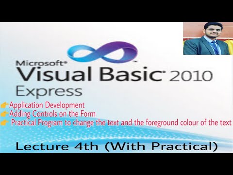 Application Development In Visual Basic Adding Controls On The Form Practical In Visual Basic