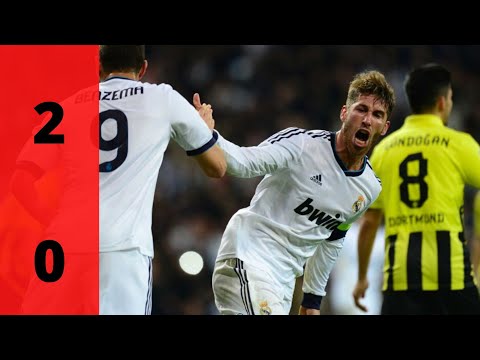 Real Madrid v Dortmund 2 - 0  | UCL 2012/13 Highlights | RETRO |