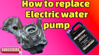 2018-2021 Toyota Camry how to replace electric water pump