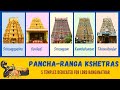 What Are The Pancha Ranga Kshetram Temples 5 Lord Vishnu Temples On The Banks Of River Cauvery