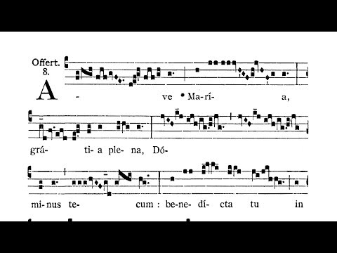 Dominica quarta Adventus (Fourth Sunday of Advent) - Offertorium (Ave Maria gratia plena)