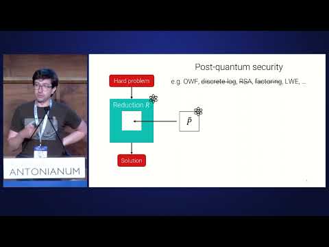 Post-quantum cryptographic proofs -- Nick Spooner