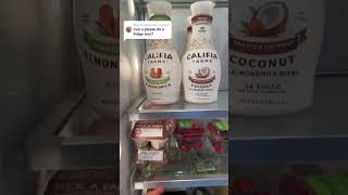 That girl healthy fridge tour #fridgetour #healthyeating #healthyfood