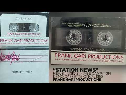 Frank Gari Productions Demo Cassette - "Station News" Image and News Music Demo