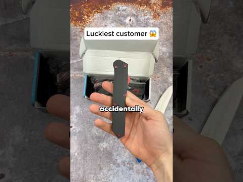 He ended up getting THESE… #knives #mysterybox #unboxing #knife