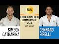 Simeon CATHARINA Vs Gennaro PIRELLI European Senior Championships 2026 GOLD 100 Kg