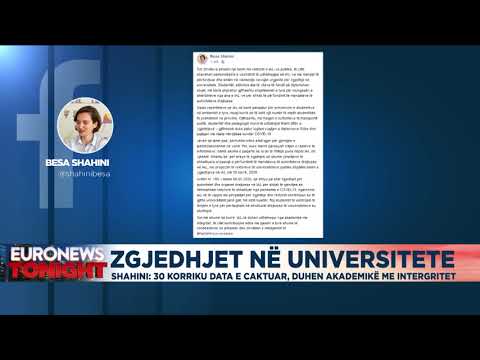 Zgjedhjet në universitete, Shahini: 10 korriku data e caktuar, duhen akademikë me integritet