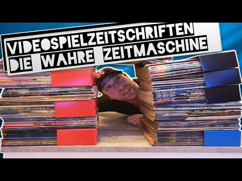 alte VIDEOSPIELZEITSCHRIFTEN - die wahre ZEITMASCHINE
