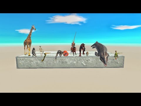Random Units Falling Down | Animal Revolt Battle Simulator