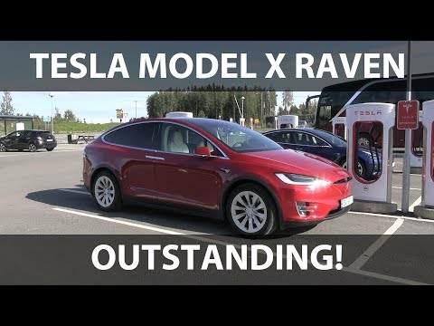 Tesla Model X 2019 Long Range Raven range test video