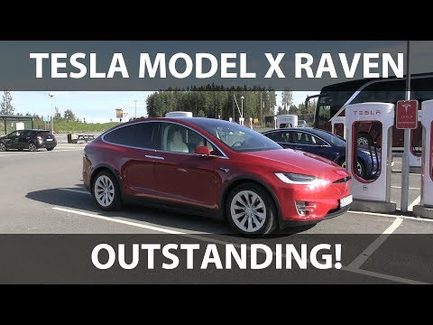 Tesla Model X Long Range Raven Bereiktest