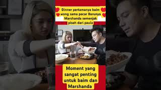 Download lagu Baim's first dinner with his new girlfriend after divorcing Paula #shorts #fyp mp3