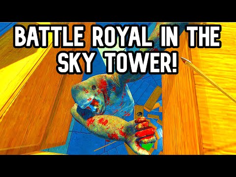 BATTLE ROYAL IN THE SKY TOWER(DO NOT FALL DOWN) - ANIMAL REVOLT BATTLE SIMULATOR