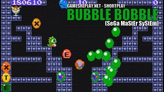 [Sega Master System]  - BUBBLE BOBBLE (Taito) SHORT