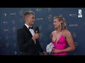 Ellyse Perry On The Blue Carpet With Chris Green Australian Cricket Awards 2023