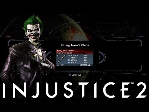 Injustice 2 | Joker Legendary Gear Showcase!